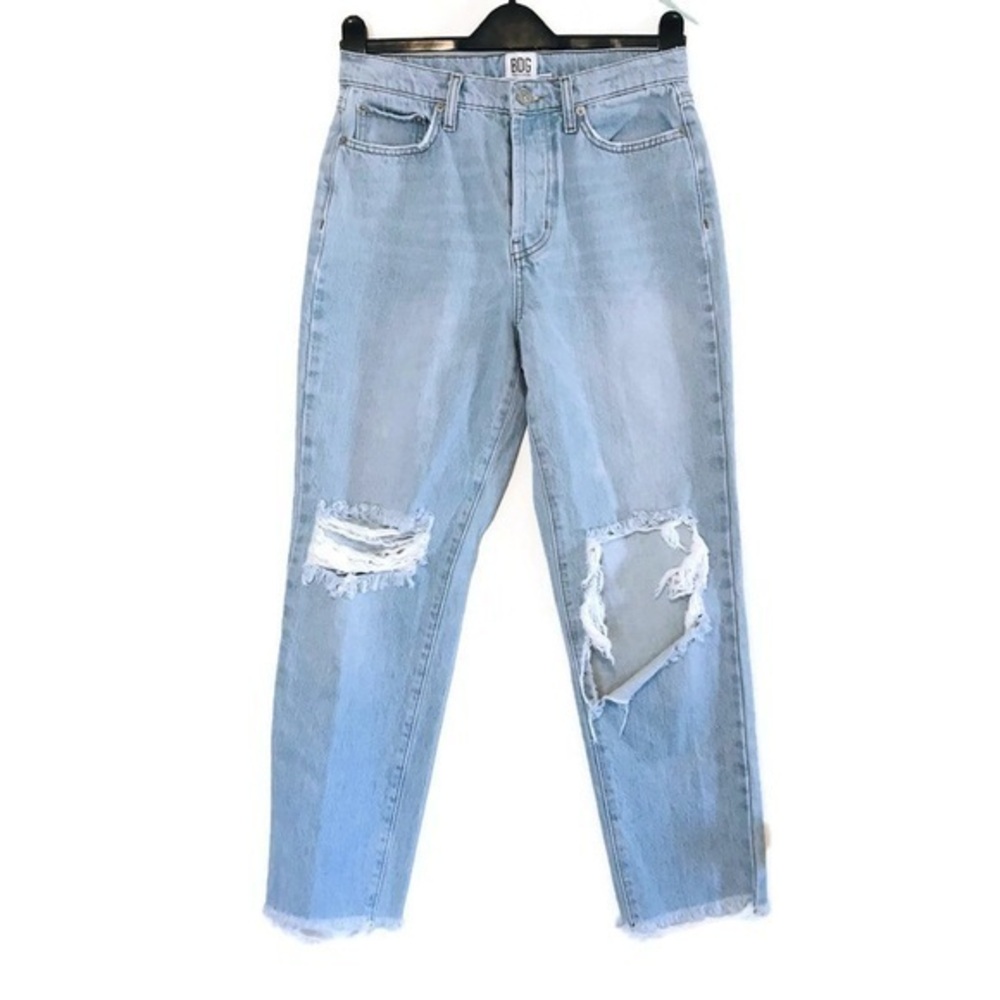 BDG Urban Outfitters Distressed Slim Straight Light Blue Jeans Women’s size 27 4